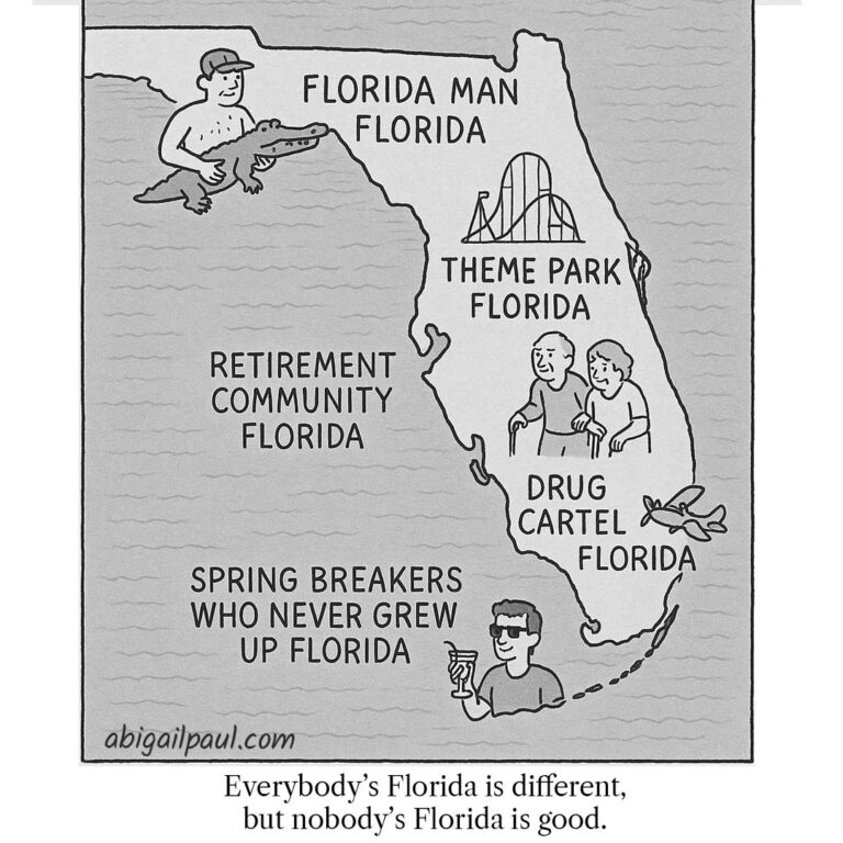 Nobody’s Florida is Good | Comic Bites by Abigail Paul